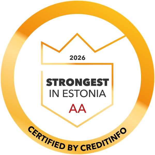 Creditinfo Strongest in Estonia 2026 AA